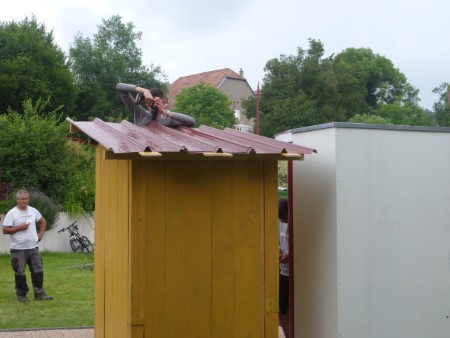 Pose cabane à livres