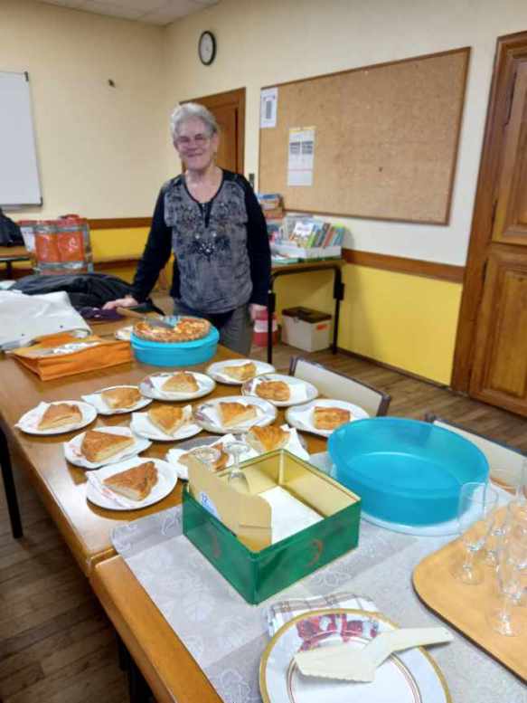 Galette pour les joueurs de cartes