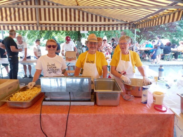 Fin prêts pour la cuisson des frites...